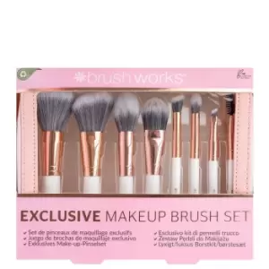 Image of brushworks Exclusive Makeup Brush Set (Worth £59.99)
