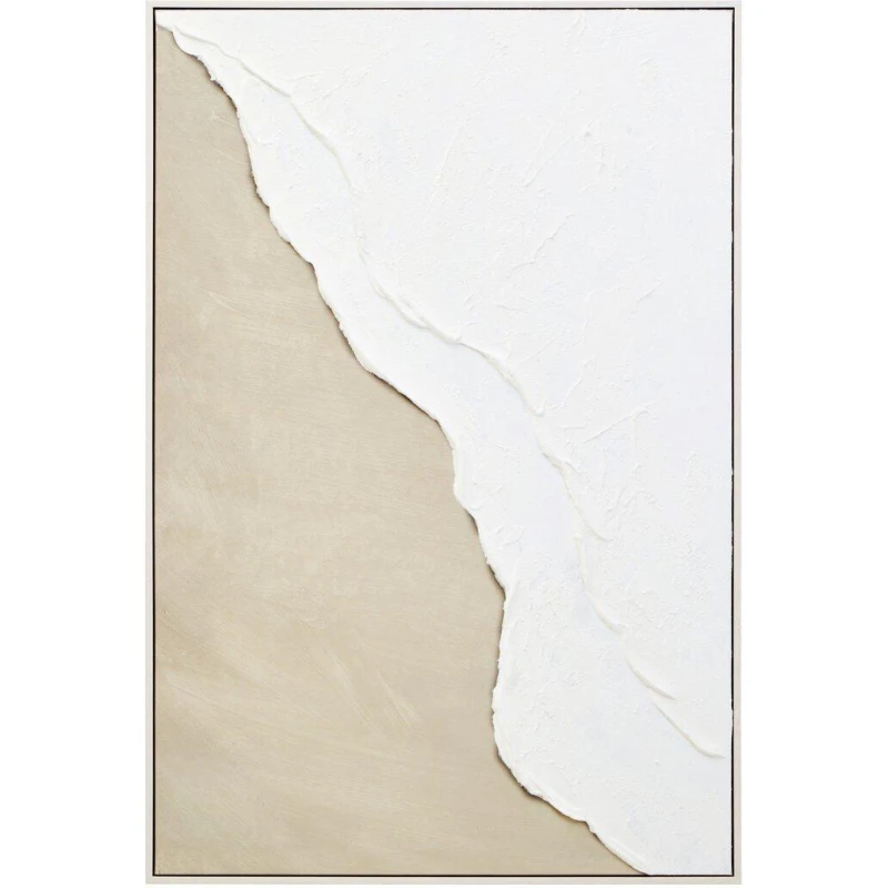 Image of Fifty Five South Astratto Canvas Natural And White Textured Plaster Multi unisex One Size