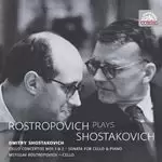 Image of Rostropovich plays Shostakovich (Music CD)