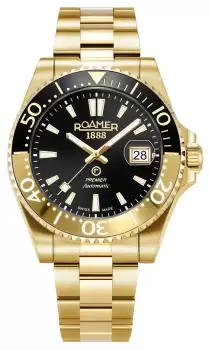 Image of Roamer 986983 48 85 20 Premier Automatic (42mm) Black Dial Watch