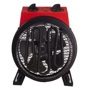 Image of Igenix 3kW Drum Fan Heater - Red