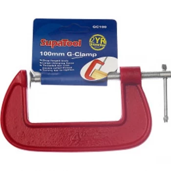 Image of SupaTool G-Clamp 100mm