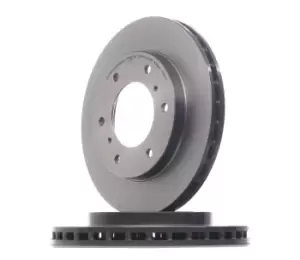 Image of PAIR PAINTED BREMBO BRAKE DISCS 09.9996.11