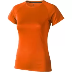 Image of Elevate Womens/Ladies Niagara Short Sleeve T-Shirt (M) (Orange)