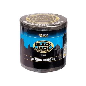 Image of Everbuild Black Jack Flashing Tape, DIY 100mm x 3m