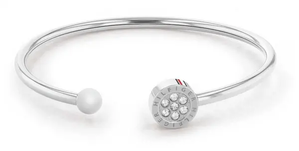Image of Tommy Hilfiger 2780570 Crystal Stainless Steel Bangle Jewellery