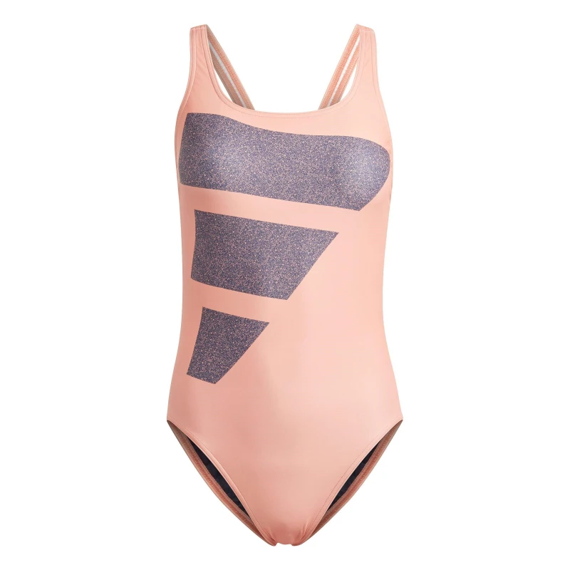 Image of adidas Big Bars Swimsuit - Pink Pink 2XS