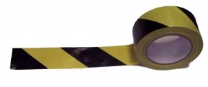 Image of Value Lane Marking Tape 50mm x 33m Black/Yellow