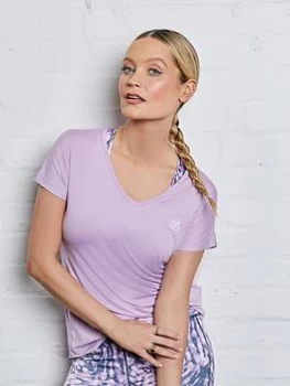 Image of Dare 2b Laura Whitmore Vigilant T-Shirt - Lavender, Lavender, Size 10, Women