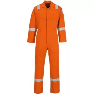 Image of Portwest FR50 Orange Sz XXL Regular Flame Resistant Anti-Static Boiler Suit Coverall Overall