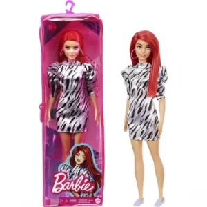 Image of Barbie Doll Fashionistas #168 Red Hair Doll with Dress