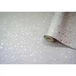 Image of Holden Decor Statement Veneziana Grey Metallic Effect Smooth Wallpaper