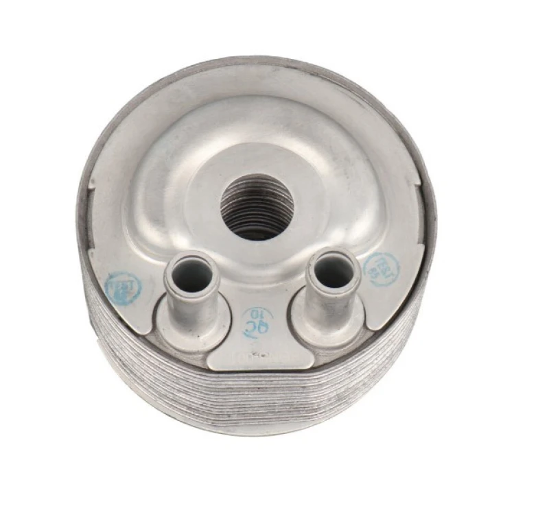 Image of NISSENS 90793 Oil Cooler without gaskets/seals, without filter Aluminium Oil Cooler,engine oil (469)