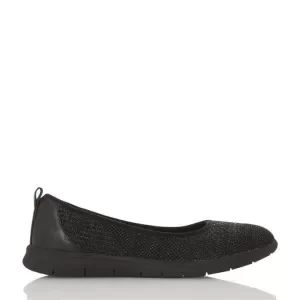 Image of Dune Black 'E Eliza' Slip On Trainers - 3