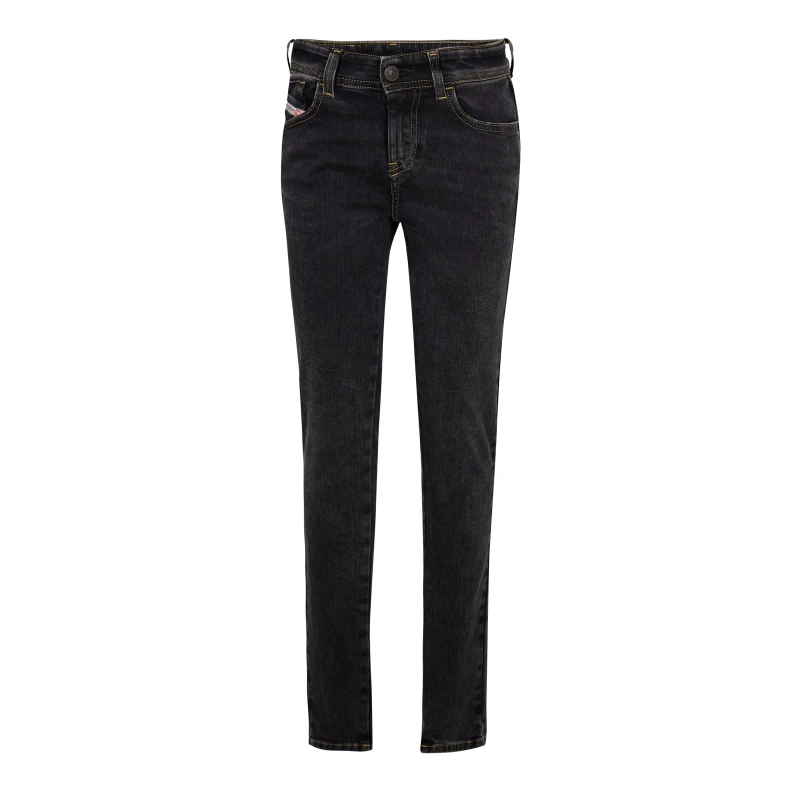 Image of Diesel Slandy Straight Jeans Blk Gry Denim female 23 L30