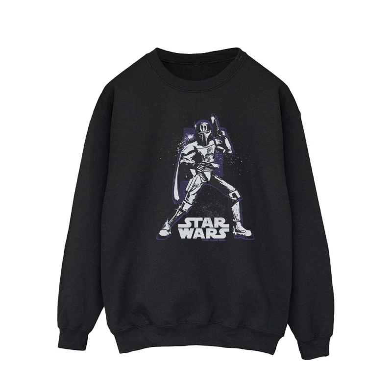 Image of Star Wars Star Wars Men Darth Vader Pose Sweatshirt in Black Size: Small Black S Male 5063376952934