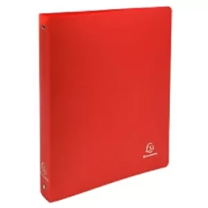 Image of Ringbinder PP Opaque 4O Ring 30mm, S40mm, A4+, Red, Pack of 20
