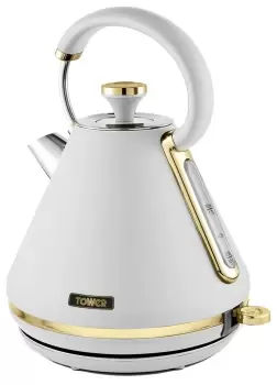Image of Tower T10044WHT Cavaletto Kettle - White
