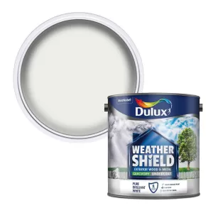 Image of Dulux Weathershield Exterior Quick Dry Undercoat Pure Brilliant White 2.5L