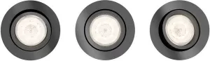 Image of Philips Lighting Shellbark 5020399P0 LED recessed light 3 Piece set 13.5 W Anthracite