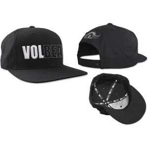 Image of Volbeat - Logo Mens Snapback Cap - Black