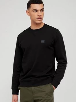 Image of BOSS Westart Sweatshirt - Black, Size S, Men