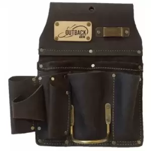Image of OX Tools Pro OutBack Oil Tanned Leather Drywallers Tool Pouch
