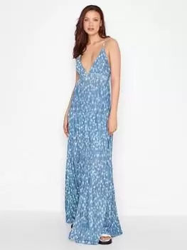 Image of Long Tall Sally Cross Back Dress - Blue Size 20, Women