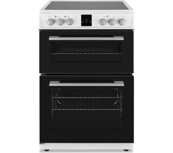 Image of Montpellier MDOC60FW 60cm Electric Ceramic Cooker - White 5060617983344