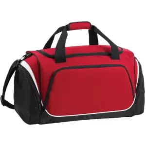 Image of Quadra Pro Team Holdall / Duffle Bag (55 Litres) (One Size) (Classic Red/Black/White) - Classic Red/Black/White