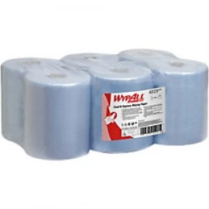 Image of Kimberly-Clark Professional Wiping Paper Wypall Reach Blue Pack of 6