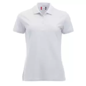 Image of Clique Womens/Ladies Manhattan Polo Shirt (S) (White)