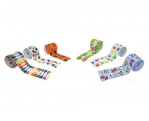 Image of Bordette Designs Pack of 6 Rolls Assorted