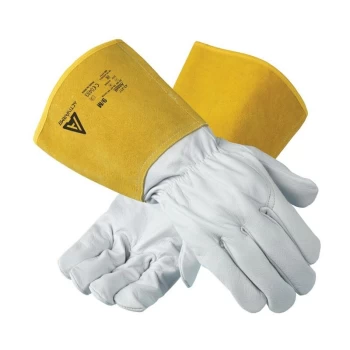 Image of 43-217 ActivArmr Heat Resistant Leather Tig Welding Gloves - Size 10 - Ansell