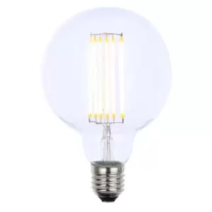 Image of Casa 6W LED Globe Es Filament Light Bulb, Clear