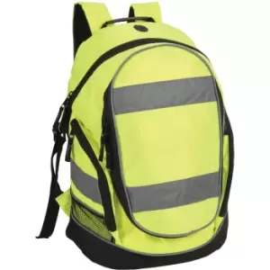 Image of Shugon Hi-Vis Rucksack / Backpack - 23 Litres (One Size) (Hi-Vis Yellow)
