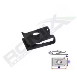 Image of ROMIX Clip C70173 VW,AUDI,SKODA,Golf IV Schragheck (1J1),Golf V Schragheck (1K1),POLO (9N_),TOURAN (1T1, 1T2),TO,A4 Avant (8K5, B8)