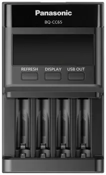 Image of Panasonic BQ-CC65E Rundzellen-Ladegerat NiMH Micro AAA Mignon AA