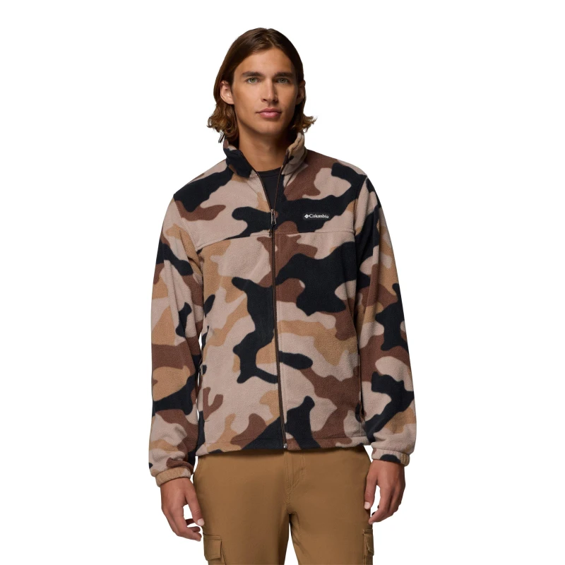 Image of Columbia Steens Mountain Fleece Jacket Mens Camo male Small