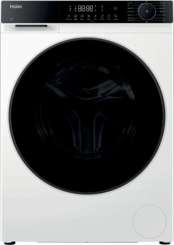 Image of Haier X Series 5 HWD90BP14357TUUK WiFi Connected 9Kg / 5Kg Washer Dryer with 1400 rpm - White - D Rated [Wash&Dry], A Rated [Wash Only]