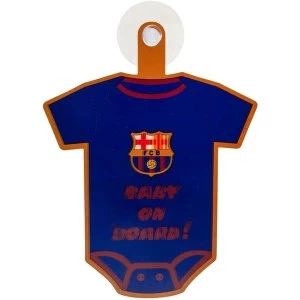 Image of FC Barcelona Baby On Board Sign