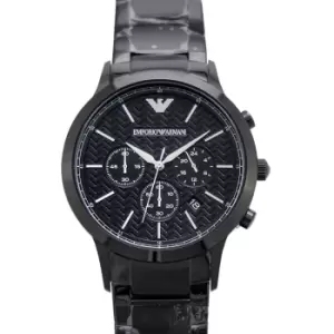 Image of Dress Chronograph Quartz Black Dial Mens Watch