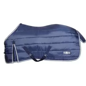 Image of Saxon Channel Quilt Stable Rug Standard Neck - Blue