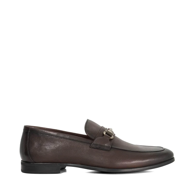 Image of Dune London Mens Seymore Loafers Brown male 7 (41)
