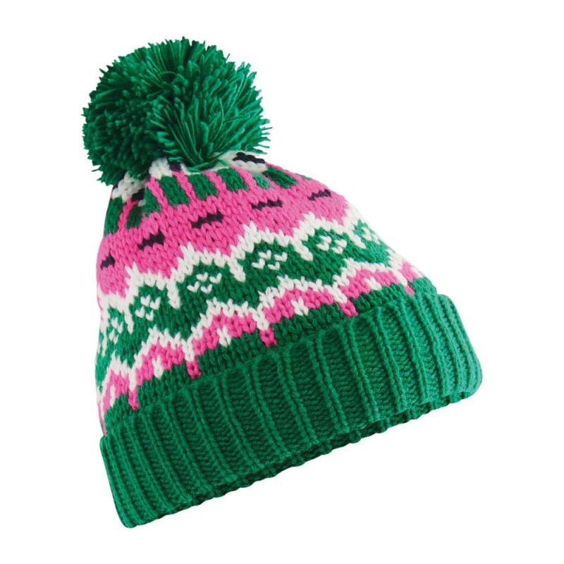 Image of Beechfield Mens Retro Skiing Beanie Multicolor Male One Size