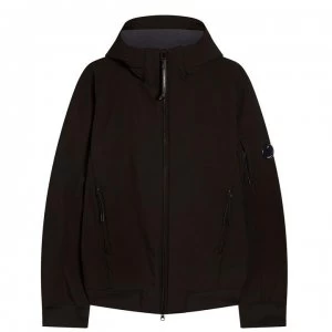 Image of CP COMPANY Lens Softshell Jacket - Black 999