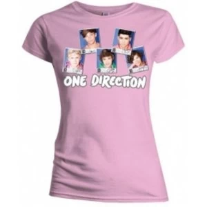 Image of One Direction Polaroid Skinny Pink TS: Medium