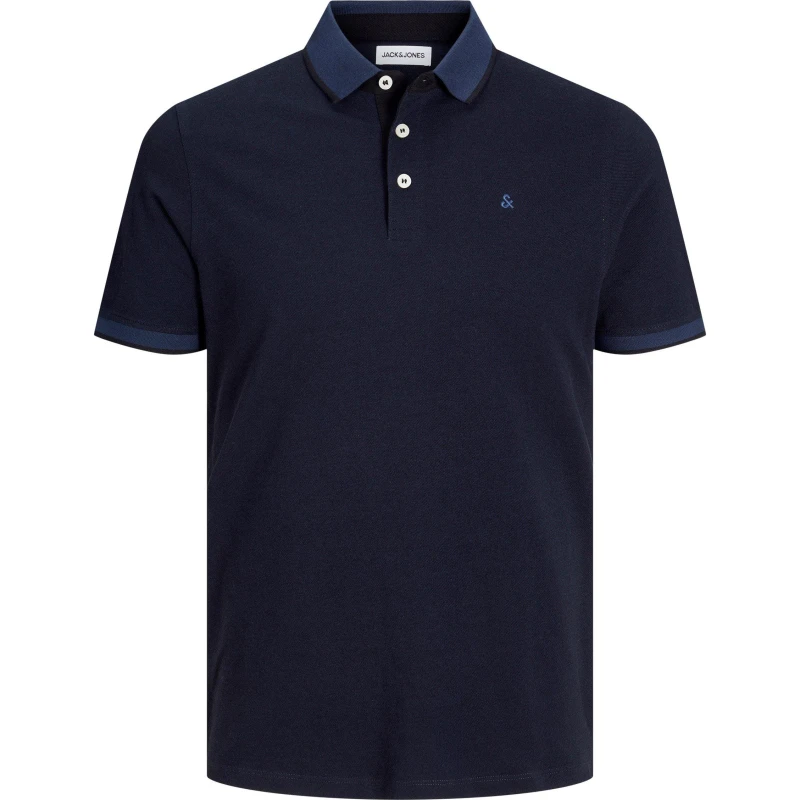 Image of Jack & Jones JJEPAULOS POLO SS NOOS Polo Shirt navy XXL Men