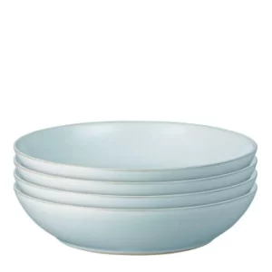 Image of Denby Intro Pale Blue Pasta Bowl Set of 4