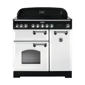 Image of Rangemaster CDL90ECWH-C Classic Deluxe 90cm Ceramic Range Cooker